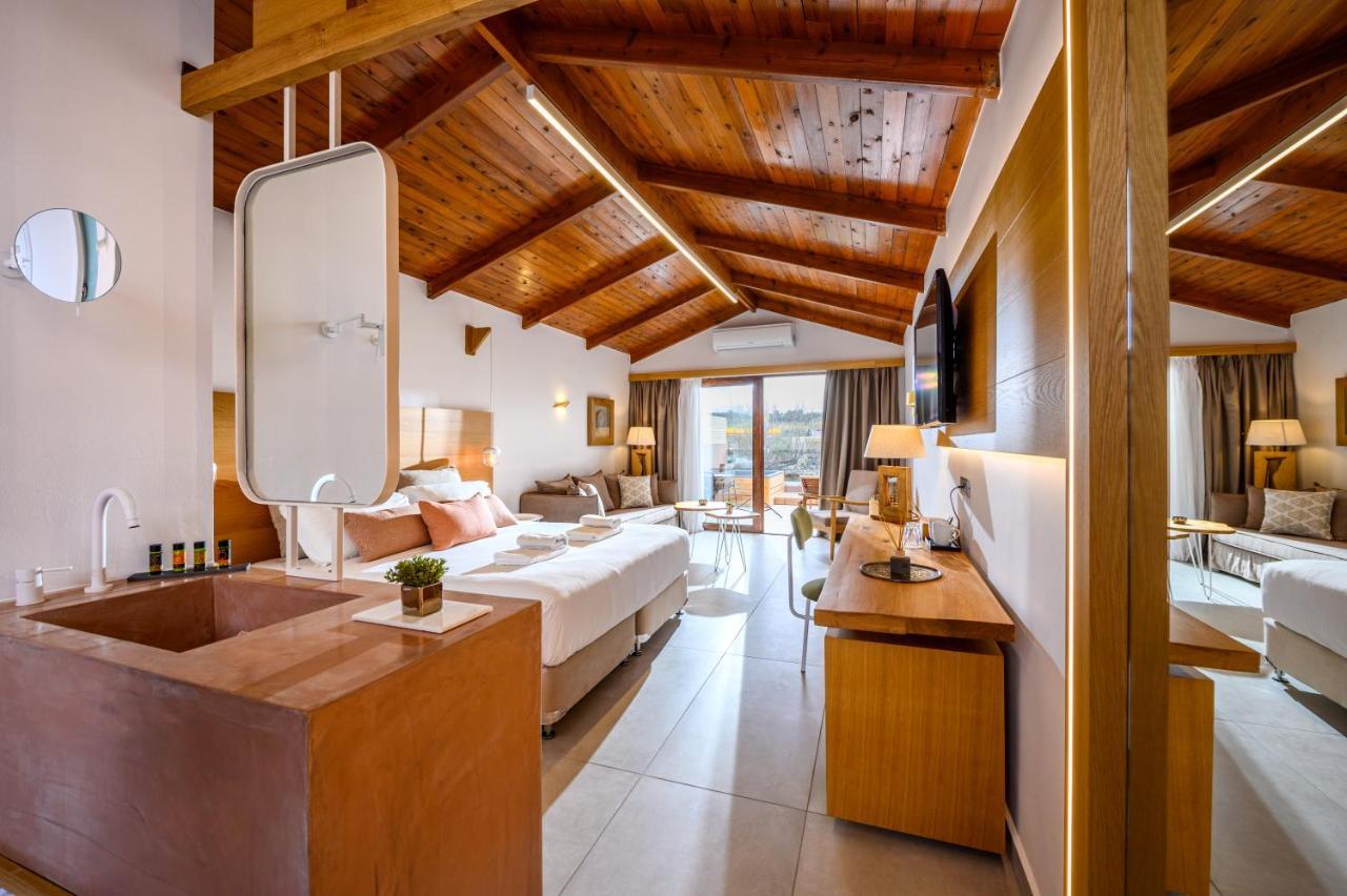 Platanias Theros Suite By Creta Paradise Gerani  Luaran gambar