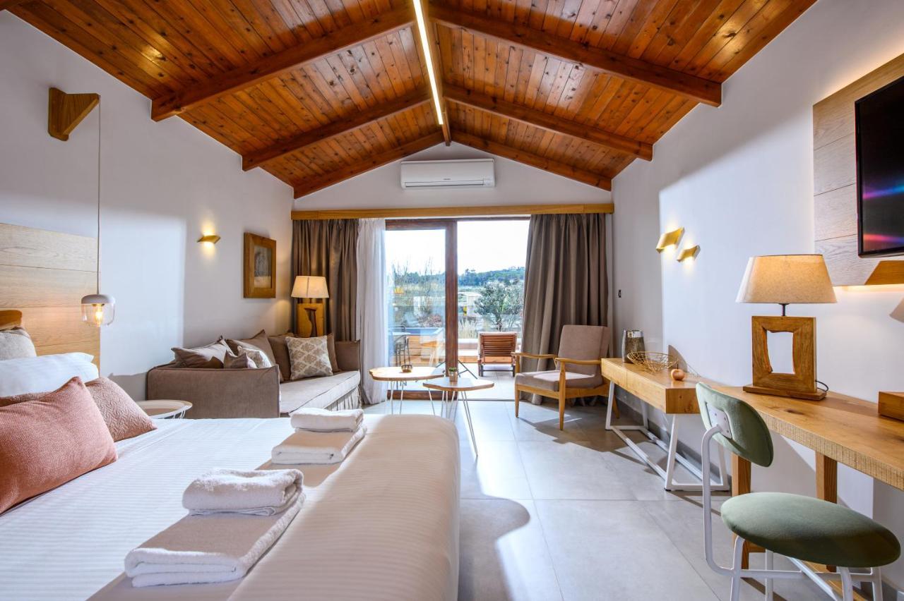 Platanias Theros Suite By Creta Paradise Gerani  Luaran gambar
